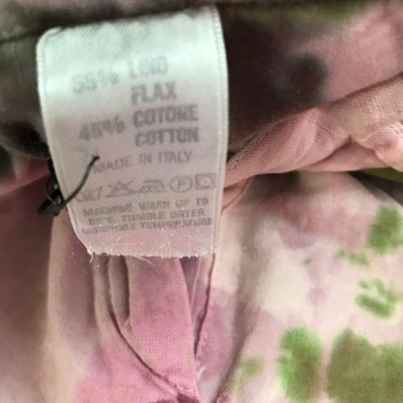 Industria Vtg ink Painters Pant High Rise Button Fly Ankle Pant Womens 0 - Picture 6 of 11